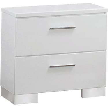 Jeremaine White Nightstand