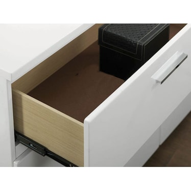 Jeremaine White Nightstand