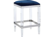 julie stools  blue vel  