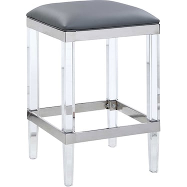 Julie Gray 28" Backless Stool