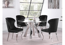 kai dining sets blk pcs  