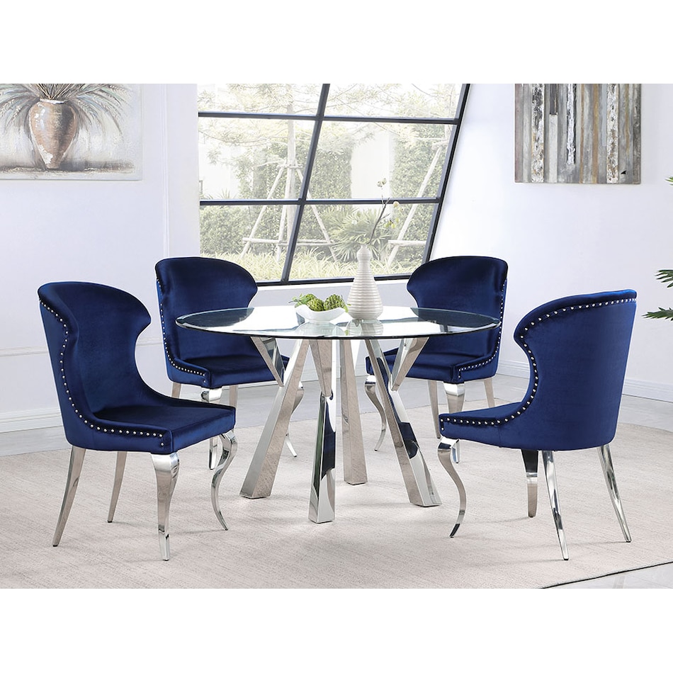 kai dining sets blu pcs  