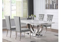 kiana dining sets  gry pcs  