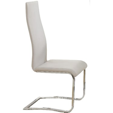 Lagos  White  Side Chair