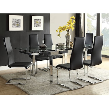 Lagos Black Dining 5 Pcs Set