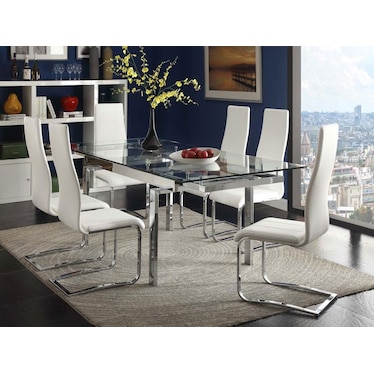 Lagos White Dining 5 Pcs Set