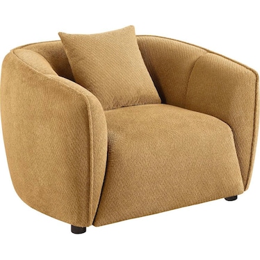 Belmar Mustard Chenille Chair