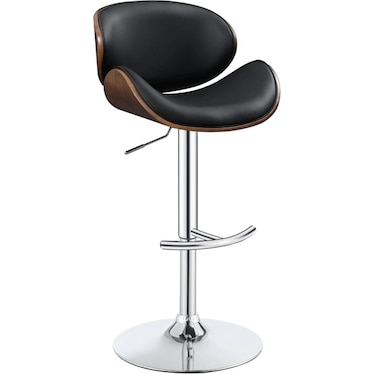 Lester Black Adjustable Bar Stool