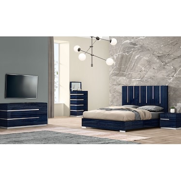 Lisbet Blue King 3 Pcs Set