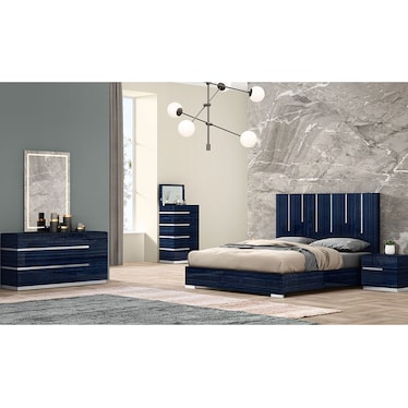 Lisbet Blue King 4 Pcs Set