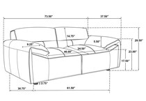 living room sets gry pcs  