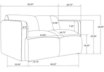 living room sets brn pcs  