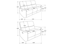 living room sets brn pcs  