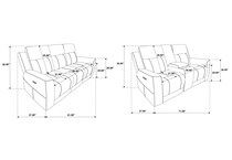 living room sets gry pcs  