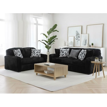 Laurenn Onyx 2 Pcs Set