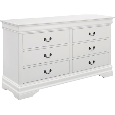 Louis Philippe White Dresser