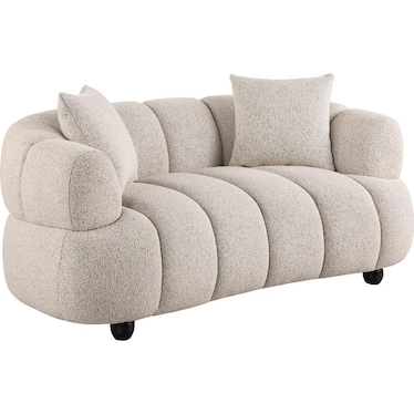 Norwick Tufted Boucle Loveseat
