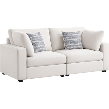 Haven Beige 2 Pcs Modular Sofa