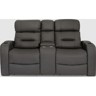 Nico Gray Dual Power Recliner Loveseat