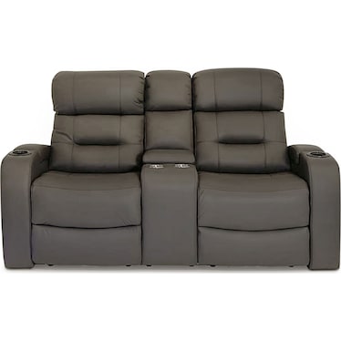 Nico Gray Dual Power Recliner Loveseat