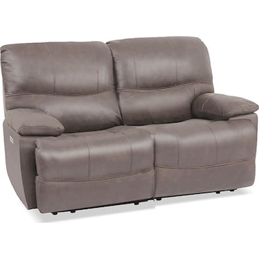 Aldrin Zero Gravity Leather Power Recliner Loveseat