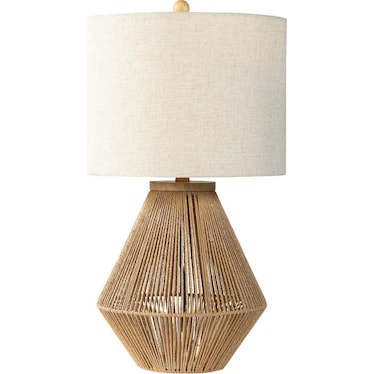 Marley Natural Handwoven Rope Table Lamp