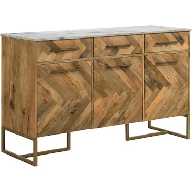 Maeve Marble Top Accent Cabinet