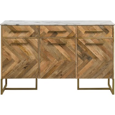 Maeve Marble Top Accent Cabinet