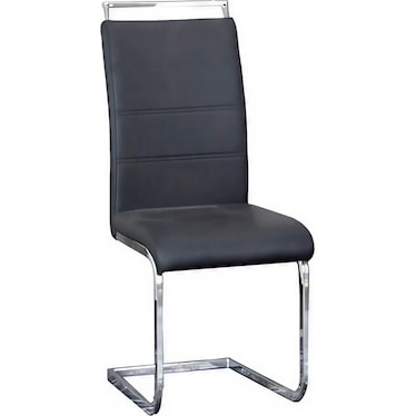 Mantis Charcoal Side Chair