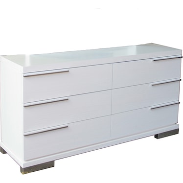 Milano White Dresser