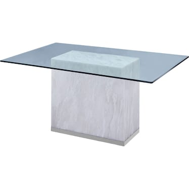 Miramar Marble 78" Rectangular Table