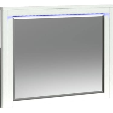 Monroe White LED Mirror