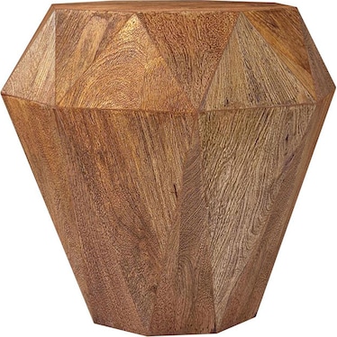 Morwenna Brown Mango Wood End Table