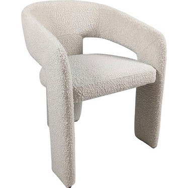 Nashira Cream Boucle Upholstered Armchair