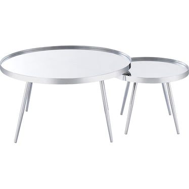 Nevis 2 Pcs Nesting Coffee Tables