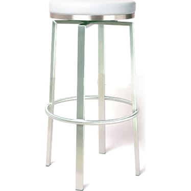 New Dehli White 26" Counter Stool