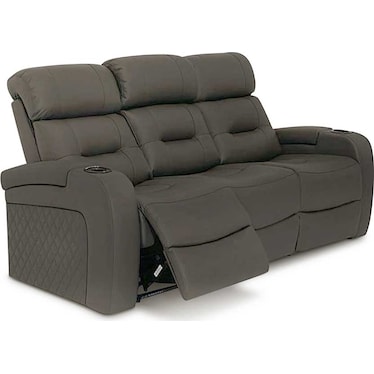 Nico Gray Dual Power Recliner 2 Pcs Set