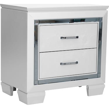 Valeria White Nightstand