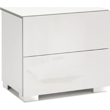 Giorgio White Nightstand