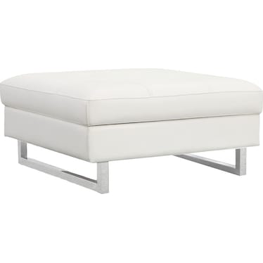 Noah White Ottoman