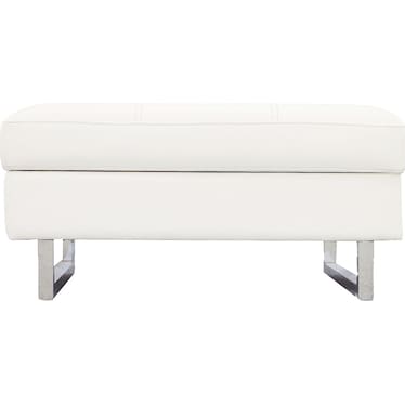 Noah White Ottoman