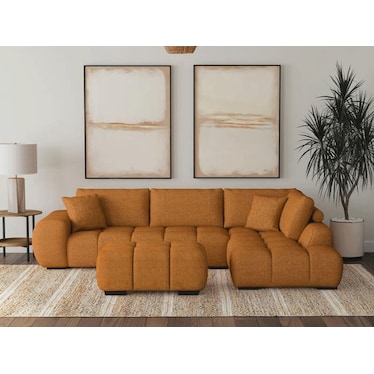 Nolan Right Sectional w/ Ottoman