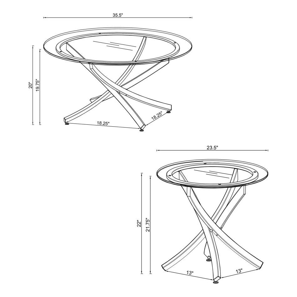 occasional table sets pcs  