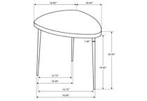 occasional table sets  pcs  