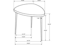 occasional table sets  pcs  