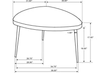 occasional table sets  pcs  