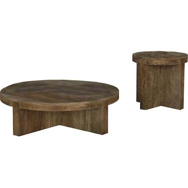 Oxnard 2 Pcs Occasional Table Set