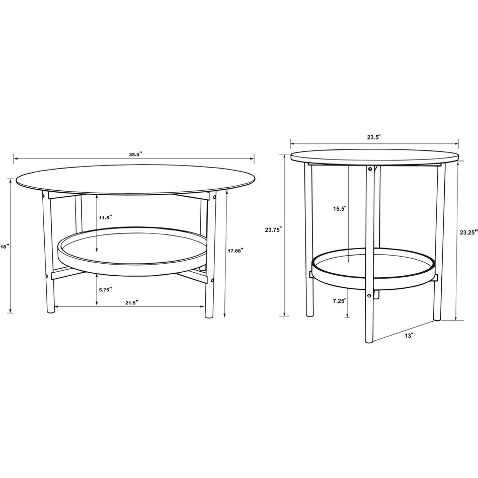 occasional table sets  pcs  