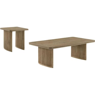 Kaia Square & Rectangular Occasional Table 2 Pcs Set