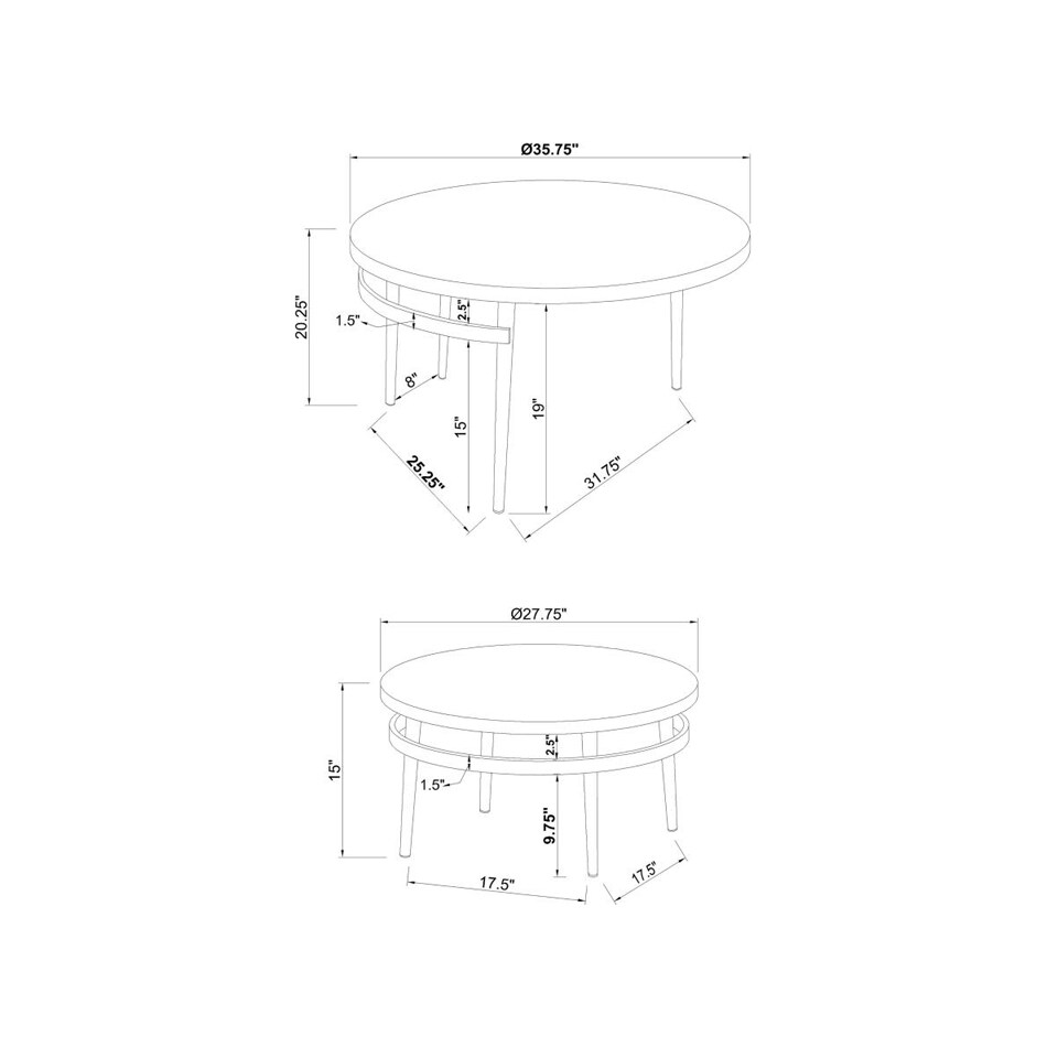 occasional table sets   